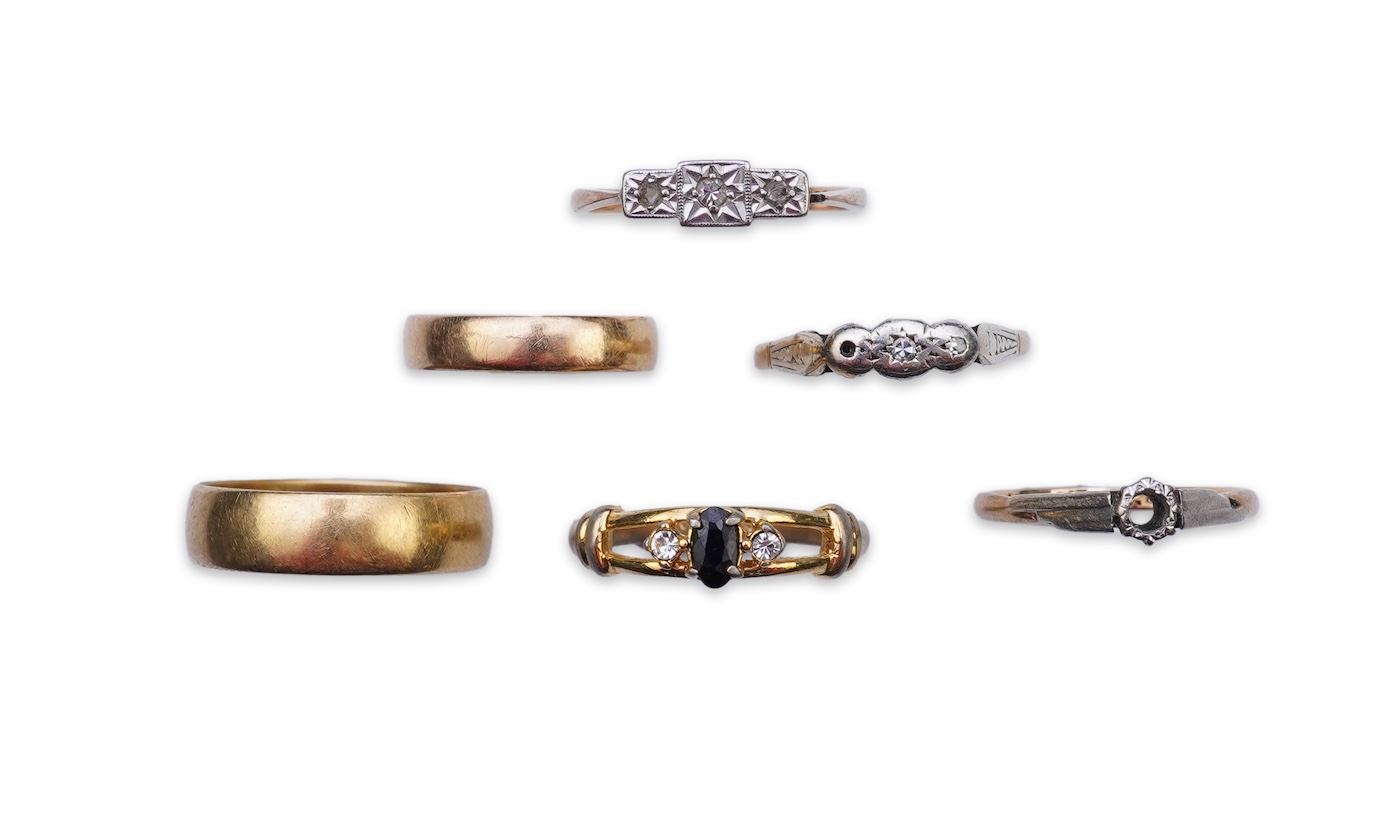 A collection of five rings